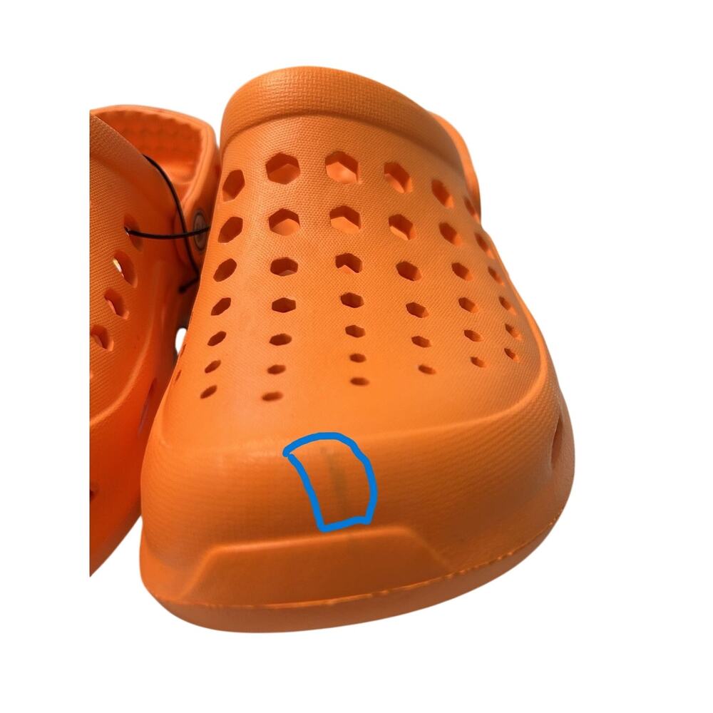 NWI Joybees Active Clog Game Day Orange Women’s 6 / Men’s 4 Lightweight EVA - Picture 5 of 12